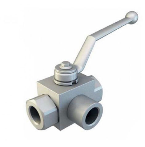 Кран шаровый трехходовой KHB3K-G3/4-T открытый центр (Т)